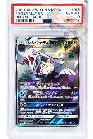 PSA 10 2019 P.M. JPN. SUN & MOON FA/SILVALLY GX DREAM LEAGUE 065 SR